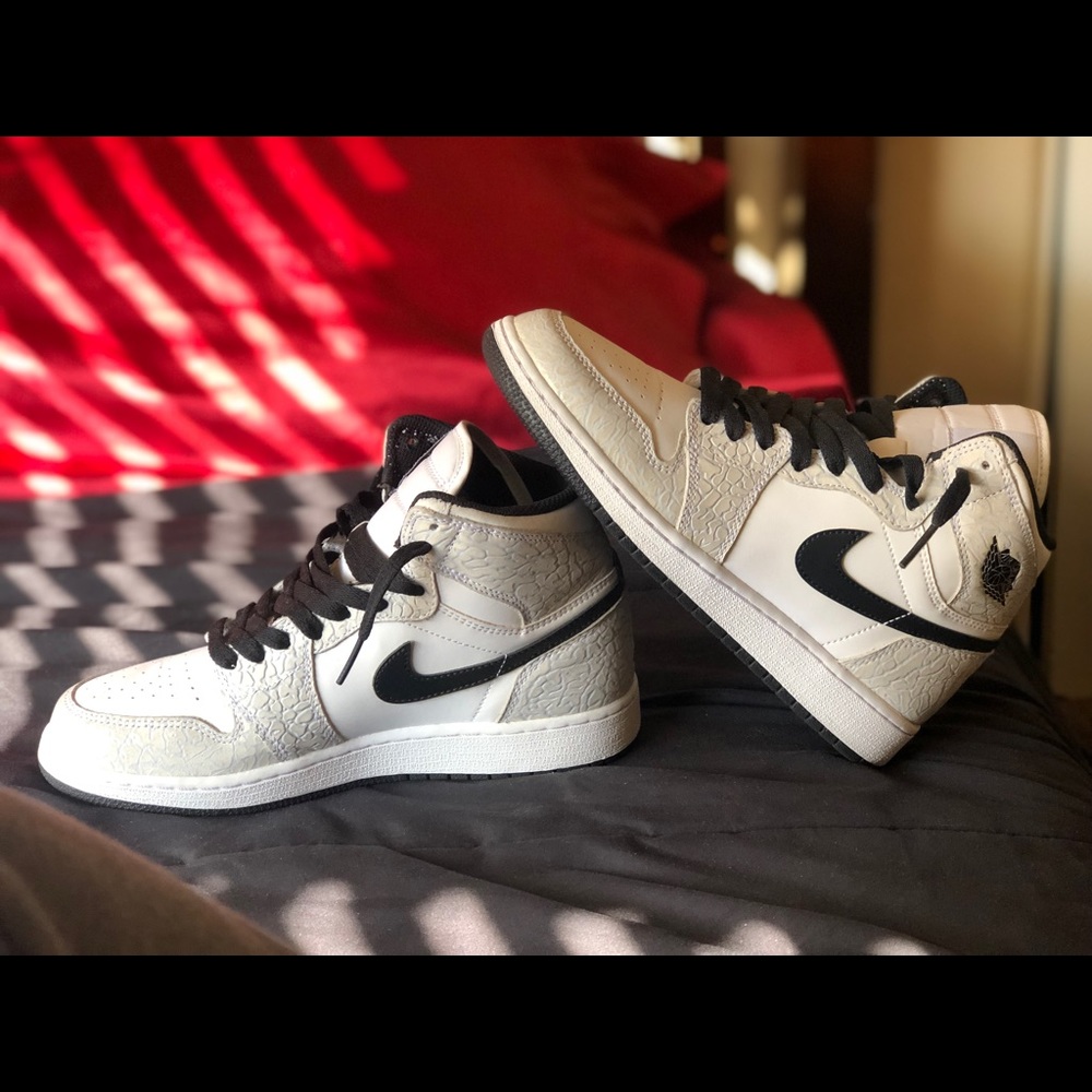 Authentic Air Jordan 1 Retro High “White Elephant”